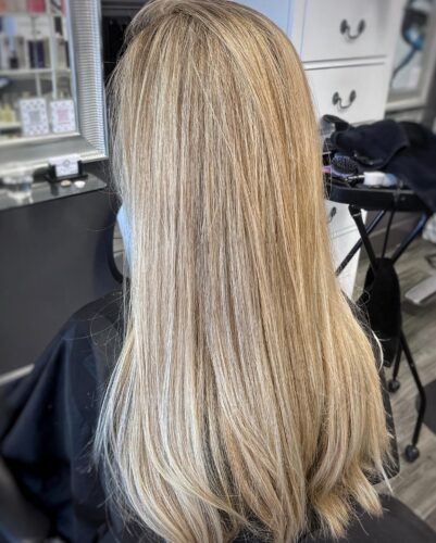 Gallery icy blonde babylights castro valley hair salons after