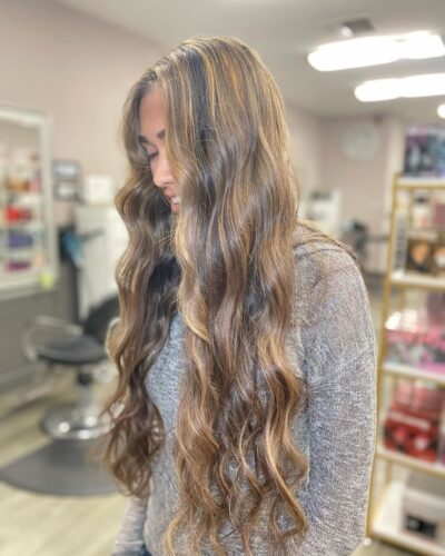 The Luscious Look of Highlights brunette hair highlights studio w salon castro valley