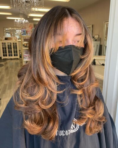 The Luscious Look of Highlights subtle auburn balayage castro valley