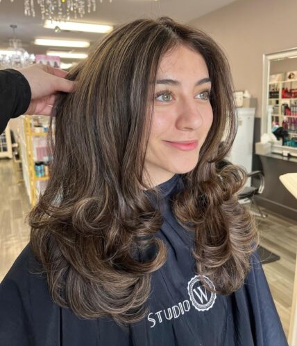 Teddy Bear Brunette bayareahairsalon eastbayhairsalon hairsslon leyrebbeauty studiowsalon bayarea hairsalon eastbayhairstylist hairstylist haircolor teddybearbrown highlights studiowsalon1