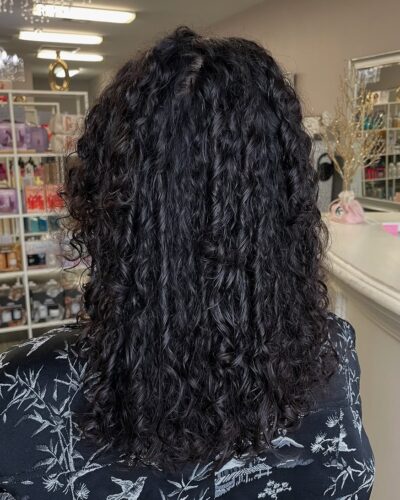 curly spiral perm haircut